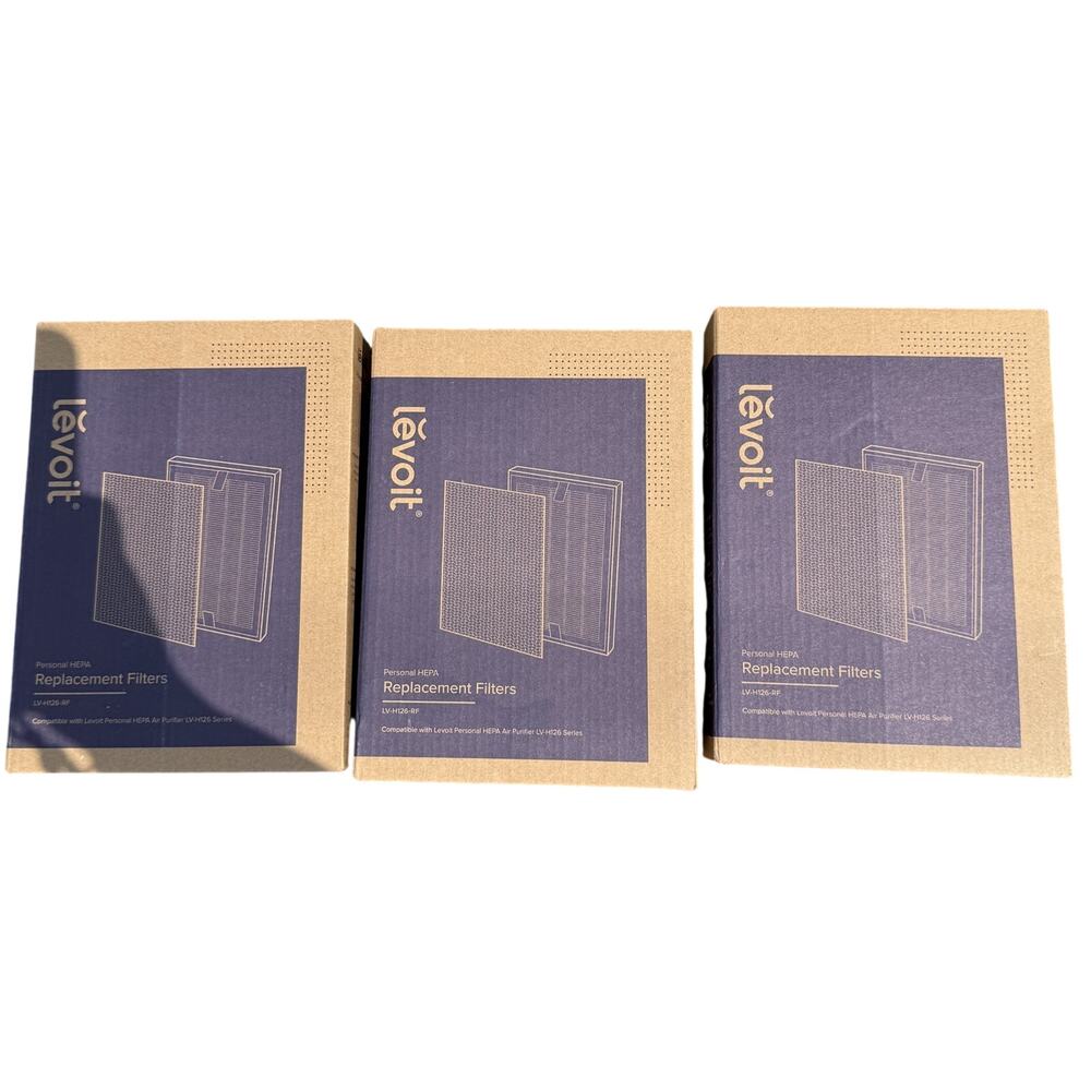 🌀Levoit Replacement Filters 3 Pack HEPA Air Purifier Refills Home Odor Dust Pet